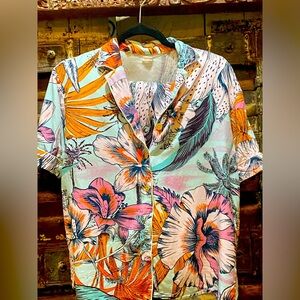 Genuine MAAJI sold out rare tropical slumber island flower pj set
